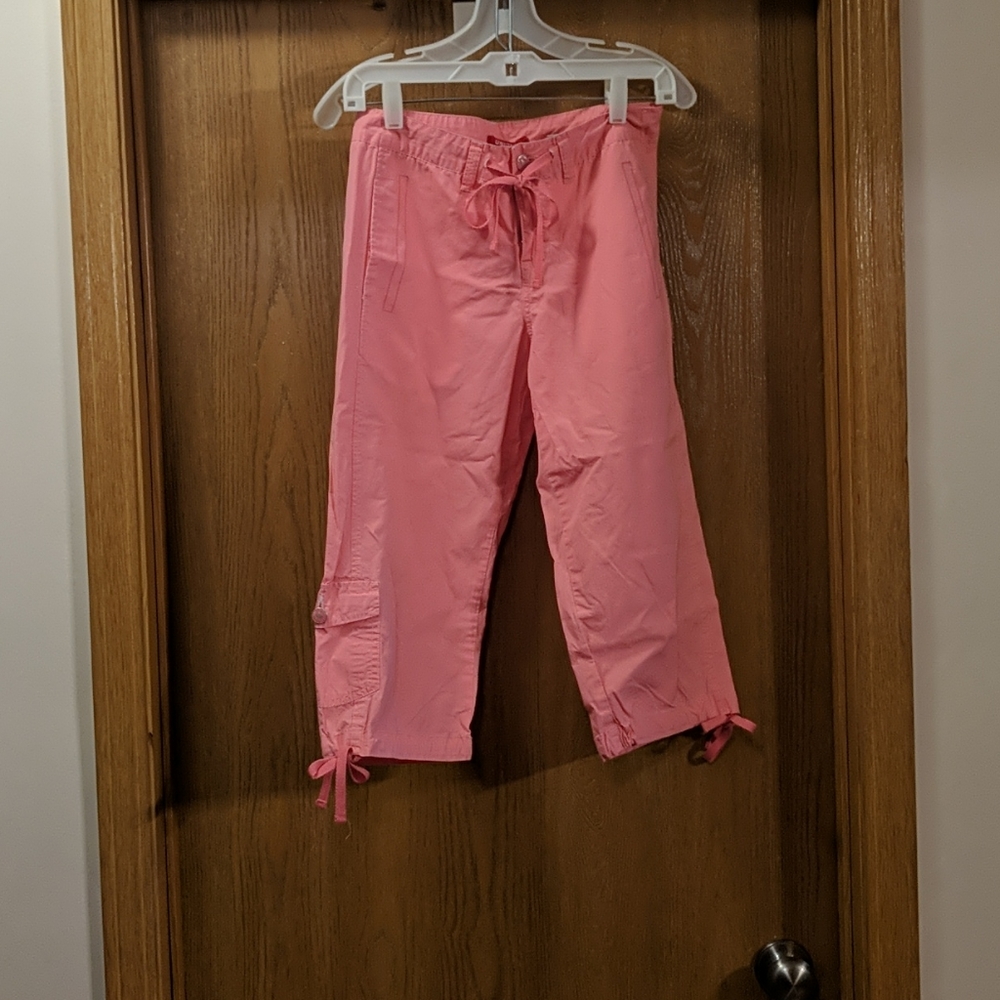 Pink Unionbay cotton capris
